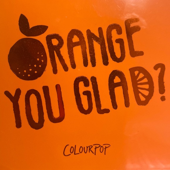Colourpop Other - Orange You Glad? Colourpop Palette
